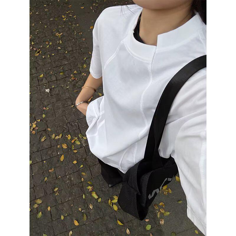 Женская куртка-бомбер в стиле ретро с несколькими карманами - Модный американский бейсбольный стиль для весны и осени