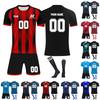 Personalised Shirts Kit Mens Girls With Name Number Custom Football Jerseys For Boys Training Suit