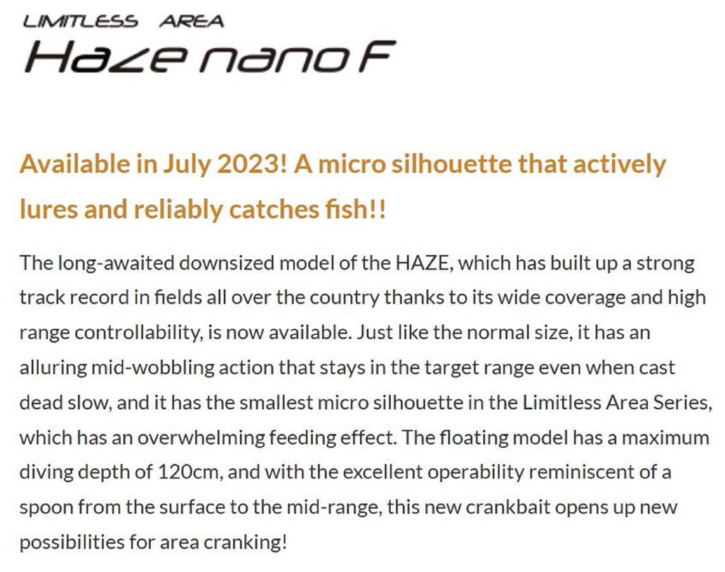 Valkein Haze Nano F 24mm 1.8 grams Floating Lure M097 (0949)