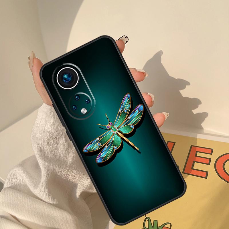 Чехол-органайзер с рисунком стрекозы для Honor Magic 8 Pro 7 6 5 Lite Чехол для Honor 200 400 50 70 90 X8a X8b X9a X9b X9c