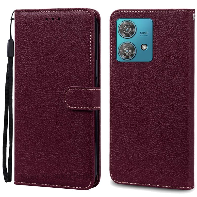 For Motorola Edge 40 Neo Case Leather Wallet Flip Case For Moto Edge 40 Neo Cover Coque Fundas For Moto Edge 40Neo Phone Case