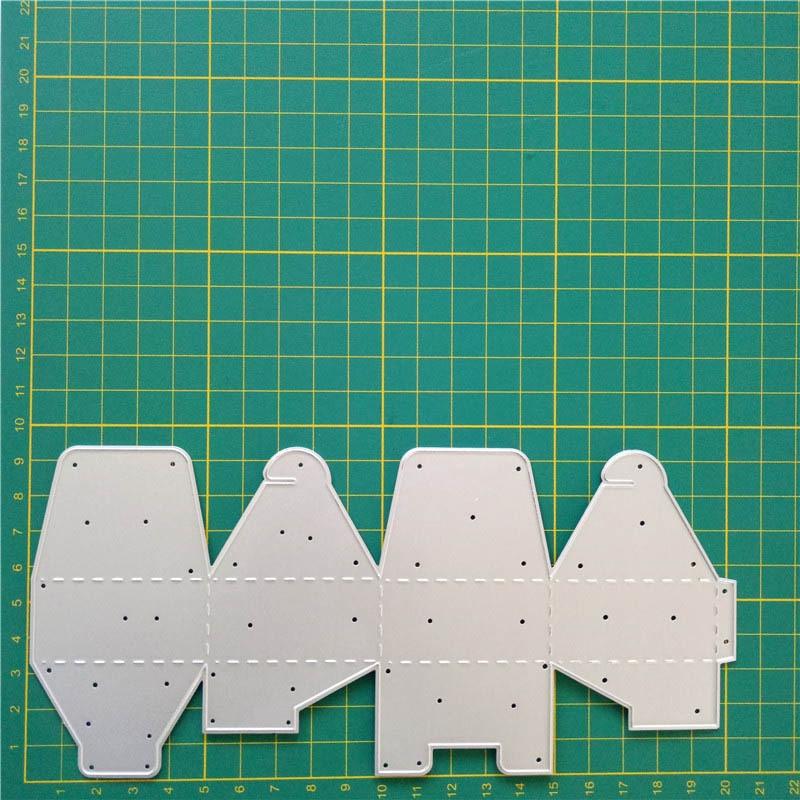 Коробка конфет, металлические штампы для DIY, скрапбукинг, альбом, бумажные карты, декоративные ремесла, тиснение, штамп