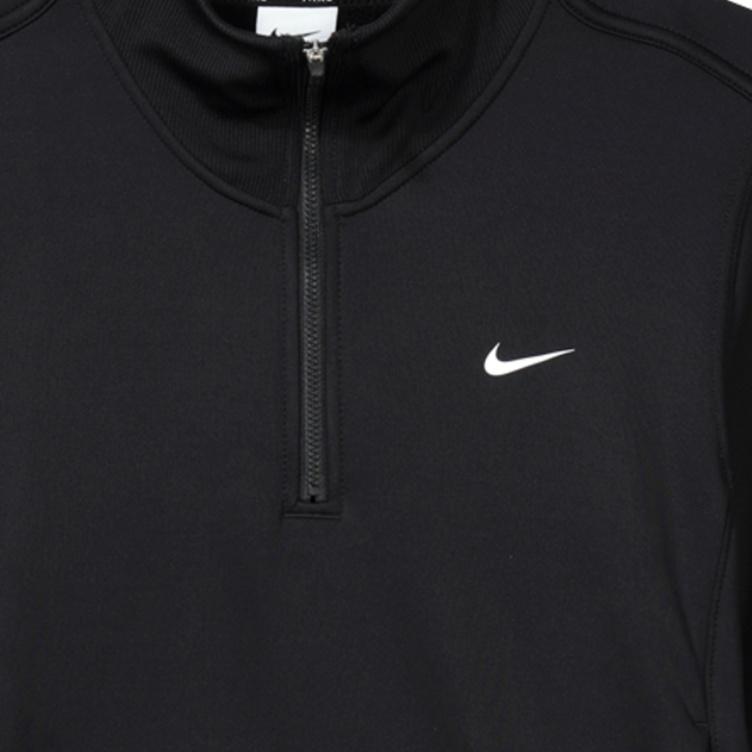 Nike Therma FIT One Sweatshirts Women's Black Stand Collar Moderate Regular FB5170-010