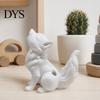 Детальная 3D-печать Дизайн Фигурка Печать Украшение, Воющий на Луну Волк Настольная Фигурка, Экологичный PLA Миниатюрная Статуэтка Матовая Поверхность Настольный