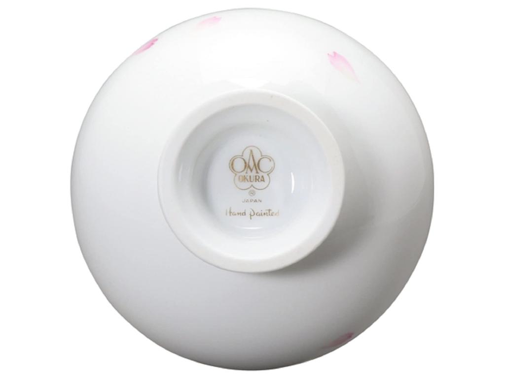 Okura Touen [Hand-painted] Sakura No. 68 Sake Cup, Approx. 65cc, Made In Japan, 68CCN/C303