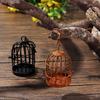 1:6 1:12 Doll House Home Decoration DIY Micro Landscape Bird Cage Iron Metal