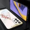 Цветы Буква Чехол для телефона для Samsung Galaxy A17 A07 A55 A35 A25 A15 A05s A33 5G A31 A23 A21s A13 A41 A73 A53 A51 A71 A03s Обложка