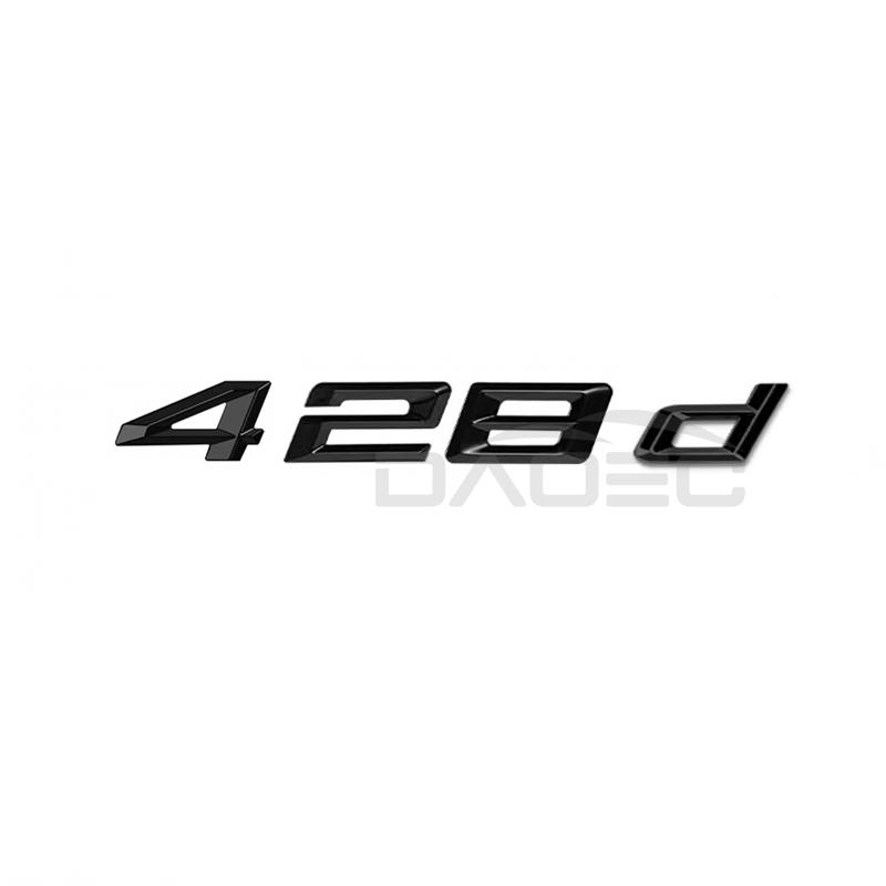 Car 3D ABS Trunk Letters Logo Badge Emblem Styling Decals Sticker For BMW 4 Series 420d 425d 428d 430d 435d 440d F30 F32 F33 F36