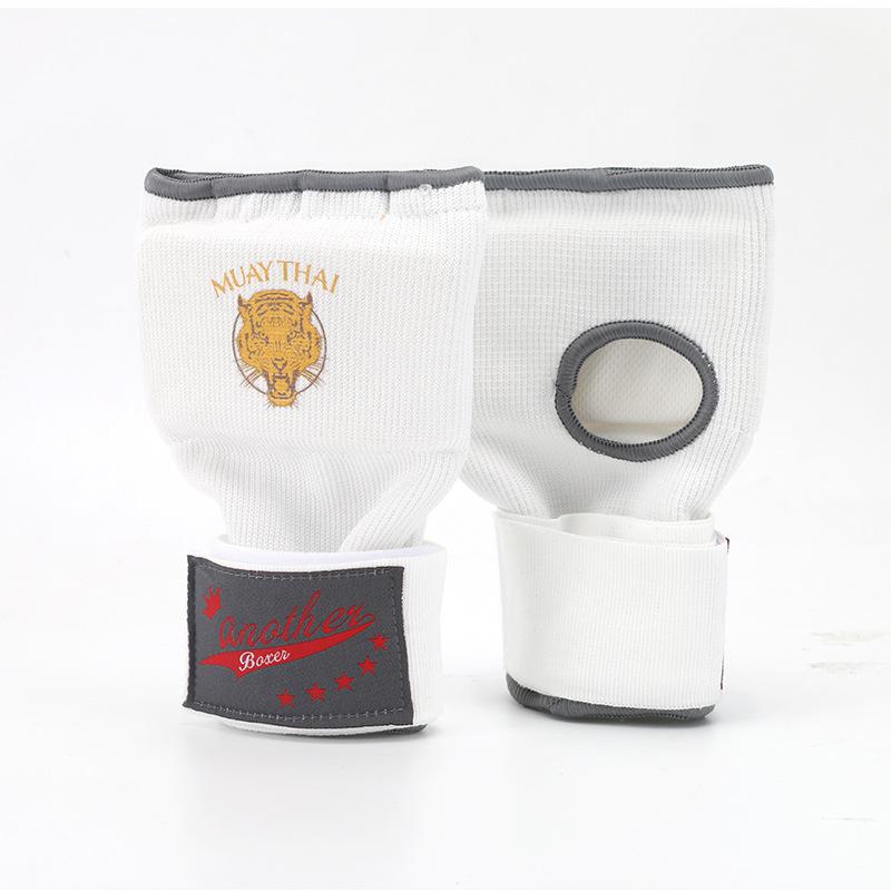 Gel Boxing Hand Wrap Gloves Adjustable Half Finger Gloves for Boxing Muay Thai MMA Kickboxing Martial Arts Hand Protective Gear