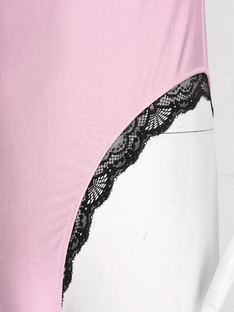 Мужское сексуальное кружевное облегающее боди, нижнее белье без рукавов, Тедди, комбинезон, ночное белье