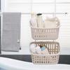 Hanging Storage Basket Large Capacity Strong Load-bearing Hollow Ventilated Waterproof Easy To Clean Storage Basket Organizer