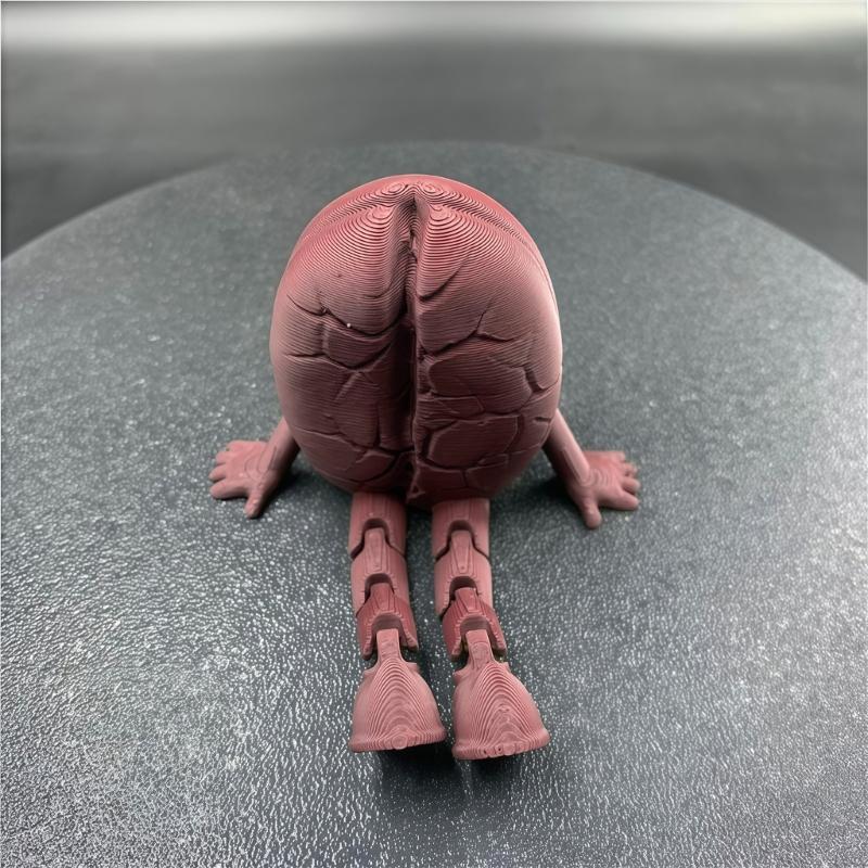 3D-печатные фигурки кофейных зерен/чашек с подвижными ножками, игрушка-фиджет, украшение для дома, офиса, рабочего стола, подарок