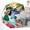 1pc Happy Star and Stitch Pattern Umbrella, Fashionable, Personalized, High-Value Folding Umbrella, a Must-Have for Summer, 8-Rib Durable Ir