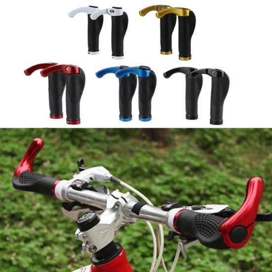 Эргономичный велосипедный горный велосипед противоскользящие ручки руля с замком