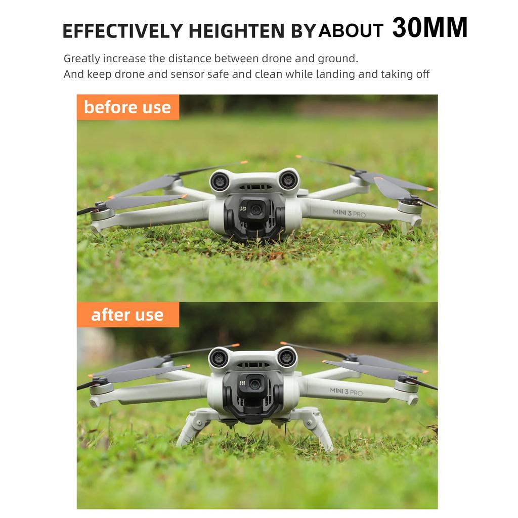 Складные удлиненные шасси для DJI Mini 3 Pro, удлинительные ножки, защитная опора, подставка для ног дрона, защитные аксессуары