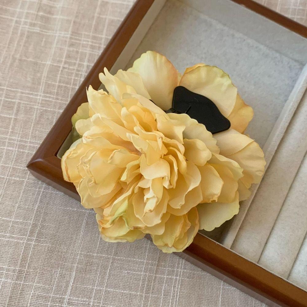 Bridal Hair Clips Peony Peony Flower Barrettes New Hair Claws  Wedding