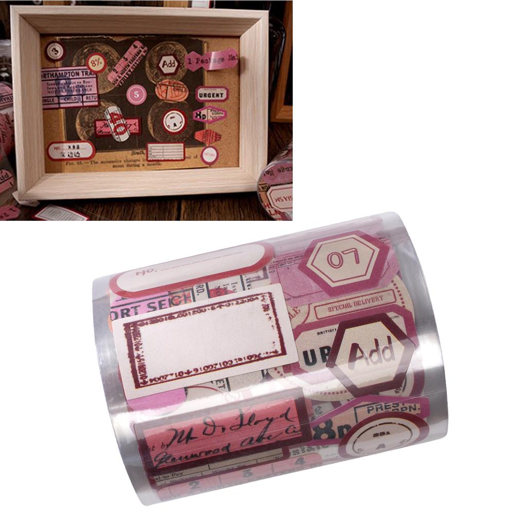 Винтажные наклейки для скрапбукинга, многоразовые декоративные наклейки для скрапбукинга для открыток с поделками 