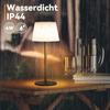 Lampe de table sans fil - NETTLIFE - Lampe tactile LED - Batterie rechargeable USB - Intensité variable - Noir