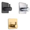 Adhesive Wall Hooks Mounted Door Key Cloth Coat Bathroom Robe Hanger Kitchen Hardware Rack Shelf Bag Hook Organizer for Hanging
