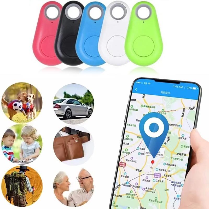 5 шт. Мини Модный Умный GPS Трекер для Питомца Bluetooth Метка-сигнализация против потери Беспроводной Локатор для Собаки Ребенка Сумки Кошелька Ключей Аксессуары