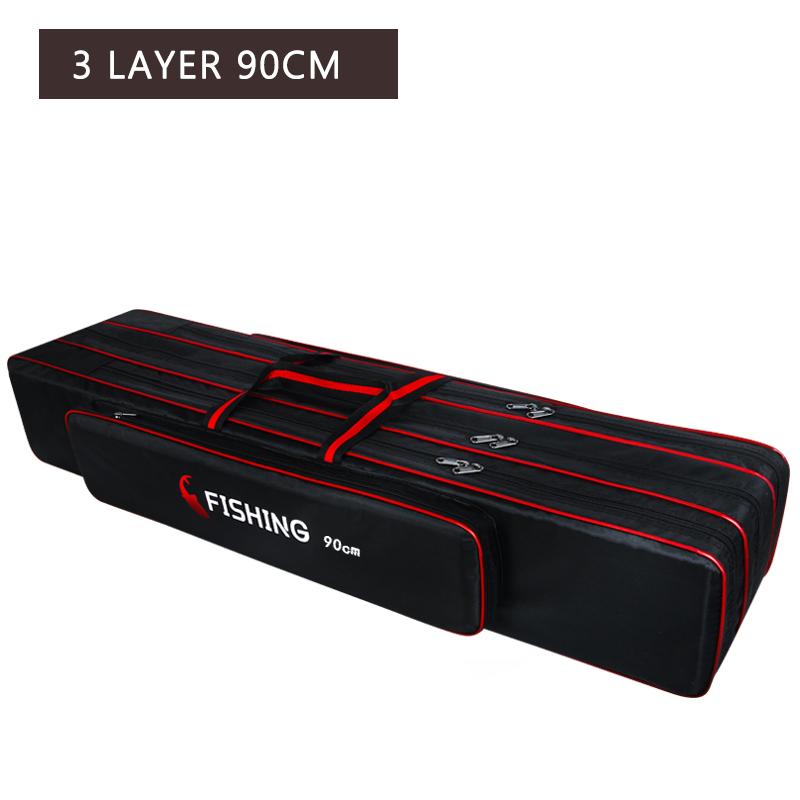 Портативная многофункциональная сумка-переноска для рыбалки, холст 110/120 см, сумки для удочек, двух-/трехслойный чехол для хранения для Pesca XA143G