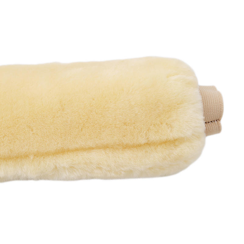 Мягкий шерстяной руль для ручного тормоза автомобиля, зимний теплый чехол для салона автомобиля, аксессуары для украшения автомобиля, легкий доступ