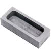 Graphite Ingot High Purity Refined Gold Silver Aluminum Copper Brass Zinc and Alloy Metal Mould Mould, Graphite, (125x50x30mm)