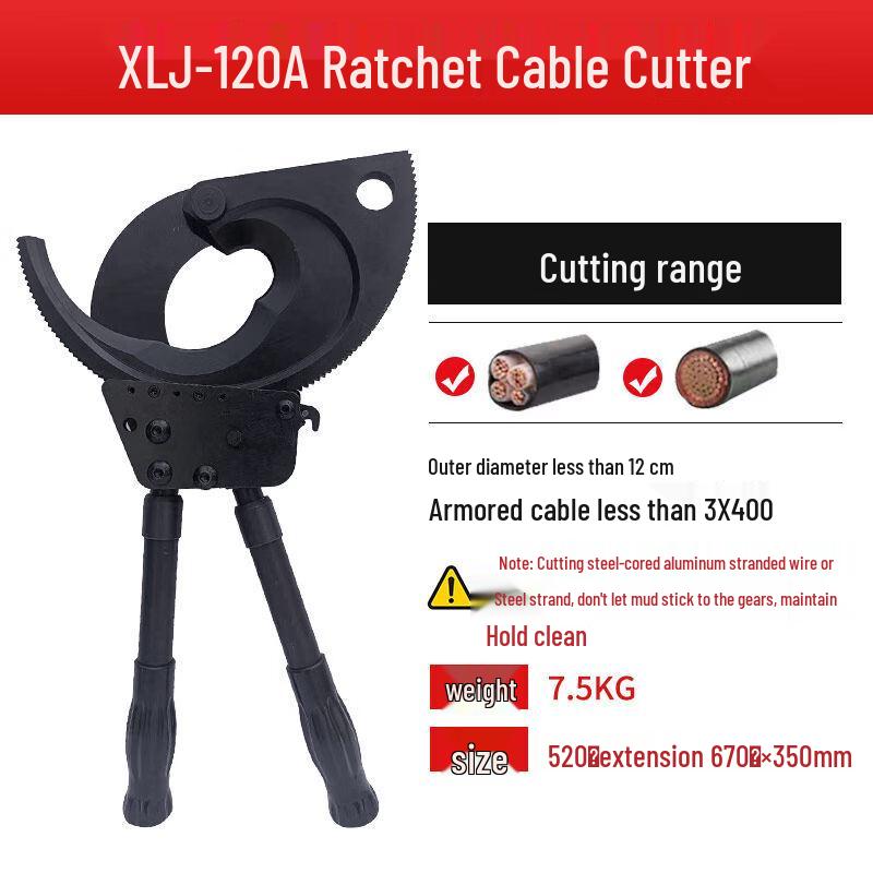 RSRDDY J40 Reinforced Ratchet Cable Cutter