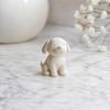 Фигурка собаки, 3D-печатная милая щенячья скульптура, Маленькое улыбающееся животное, Настольное украшение для стола в гостиной, Подарки для любителей собак