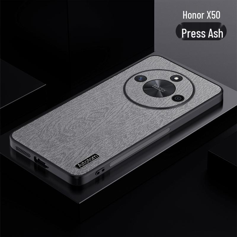 Противоударный чехол для телефона Huawei Honor X50/X40/Enjoy 60 PLUS с текстурой коры