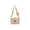 New MLB Monogram Collection Polyester Tofu Bag Combo Bag Camera Bag Shoulder Bag Unisex Khaki 3ACRM012N-50BGD