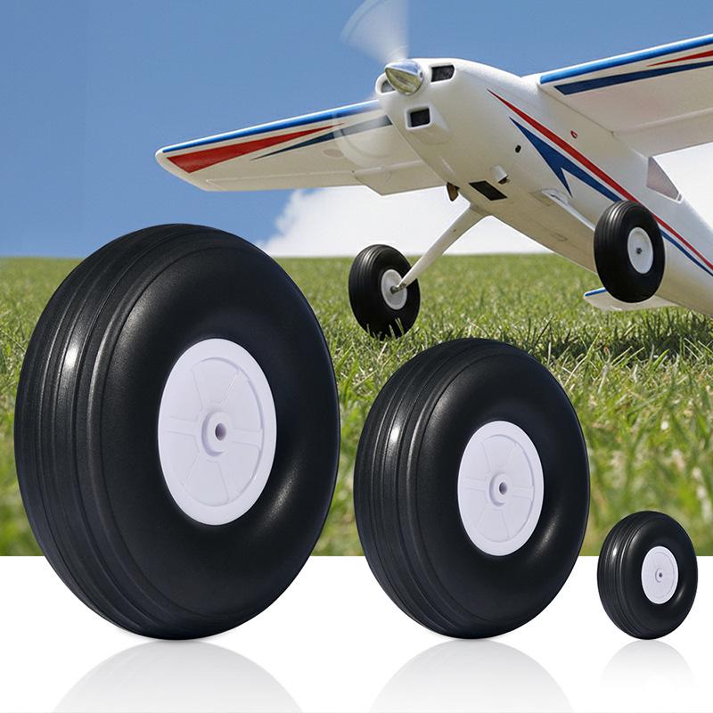 0.75~5 inch RC Airplane Landing Gear Wheel | Fixed-Wing Aircraft Rubber PU Wheel for RC Models & Drones