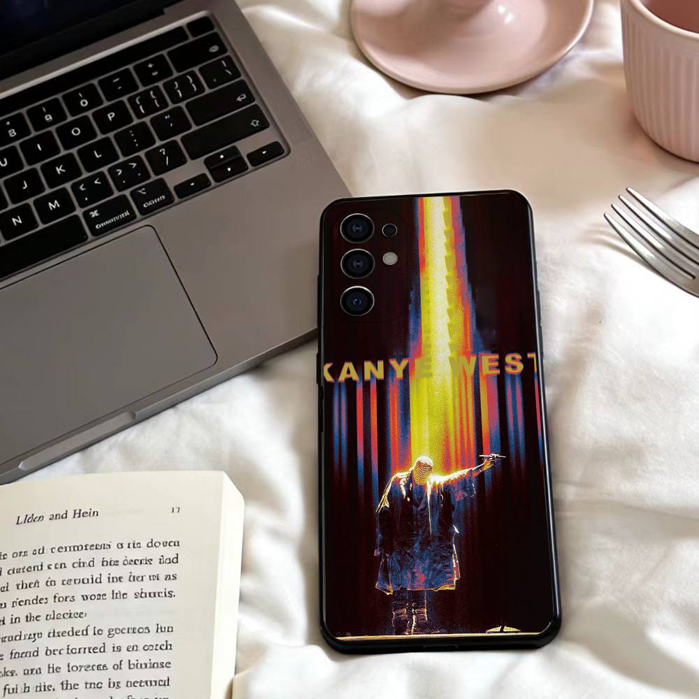 K-Kanye rapper West Phone Case For Samsung S25,24,23,22,30,21,10,9,Ultra,Plus,Lite,FE,4,5 G Soft Black Case
