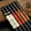 Sandalwood Incense Tube/Inlaid with Imitation Ivory-lotus Vine Pattern Acid Branch Splicing Circular Zen Storage Stick Incense