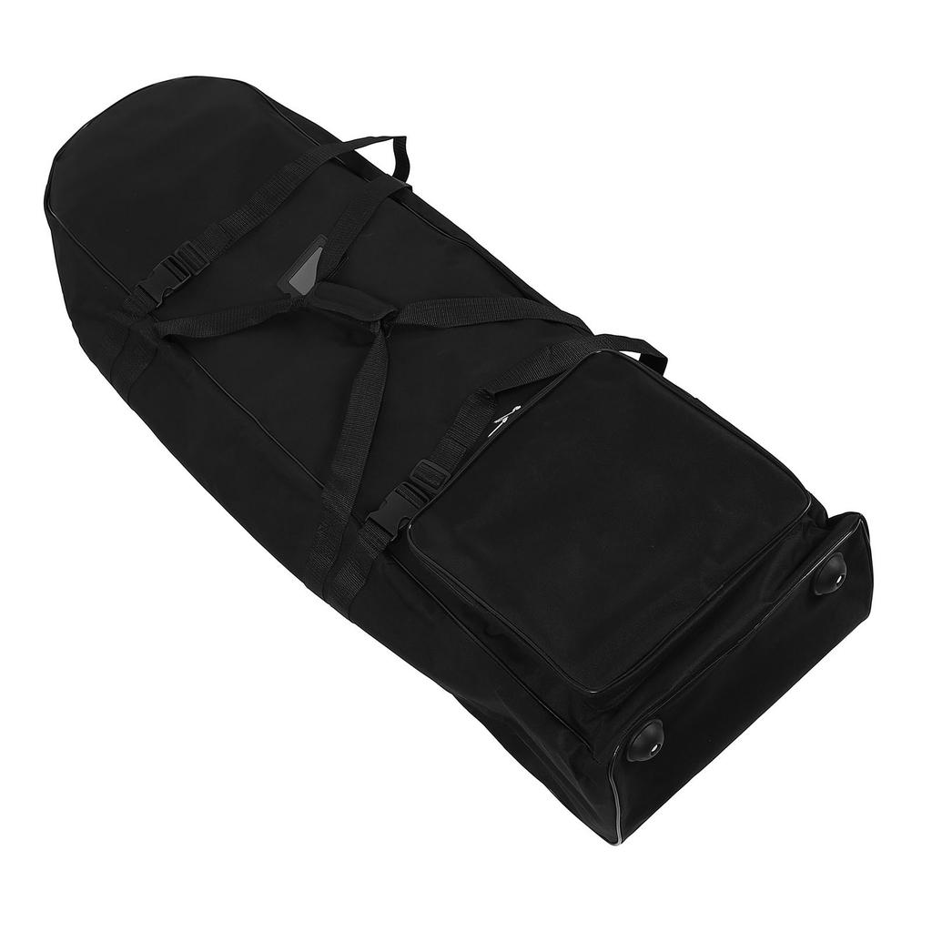 Padded Golf Travel Bag with Wheels Waterproof Wear Resistant Golf Club Travel Covers with Handle and Strap for Airlines