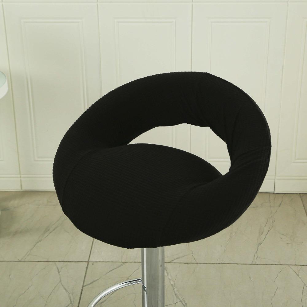 Breathable Bar Stool Covers Hollowed-out Design High-leg Chair Cover Bar Chair Counter Use