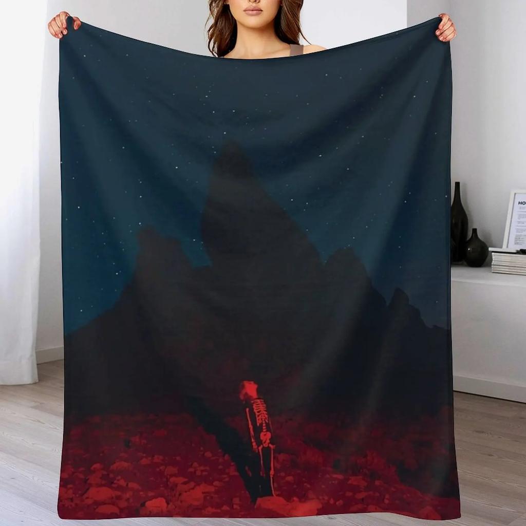 Night Bridgers Land Star Throw Blanket Warm Cozy Throw Blanket for Living Room Couch
