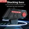 BT22B Мотоциклетная Bluetooth-гарнитура для шлема 800 м Стерео 3D Объемный звук с потрясающими басами Поддержка сторонних интеркомов