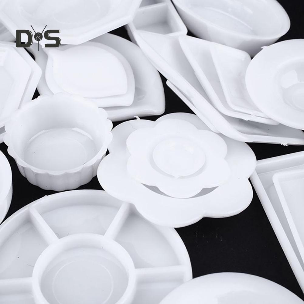 Миниатюрная кухонная посуда для кукольного домика, набор пластиковых мини-тарелок