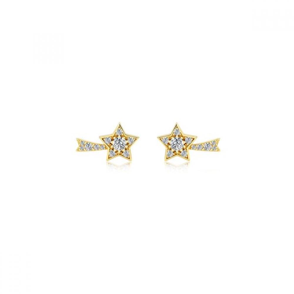 Iceball Etoile Shooting Star Earring
