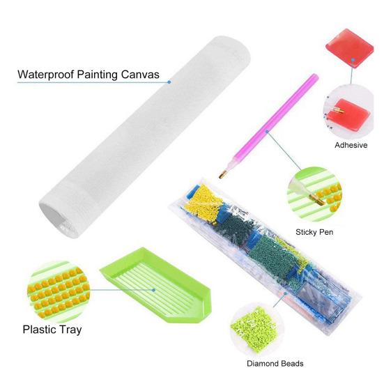 6 шт. DIY алмазные художественные подставки повышают креативность, уменьшают стресс, развивают терпение, мультяшные гномы, куклы, узор, подставки