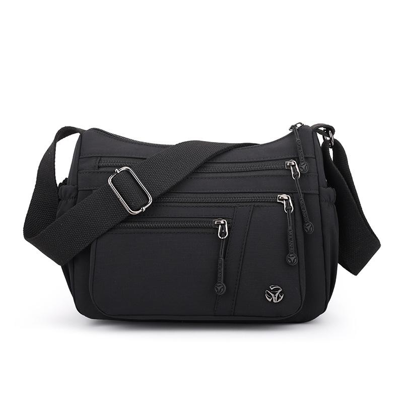 Женская маленькая квадратная сумка, большая вместительная сумка через плечо, сумка для мам среднего возраста, дорожная нейлоновая сумка через плечо