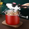 6L Pressure Cooker, Explosion-proof Gas Induction Cooker for Household Use, Large Capacity, Safe, 304 Stainless Steel High Pressure Cooker