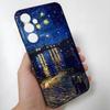 Чехол для телефона с картиной Ван Гога маслом Для Samsung S26 Ultra S25 Edge Ultra S23 S22 S21 S20 Ultra Plus S24 Fe Стеклянная крышка
