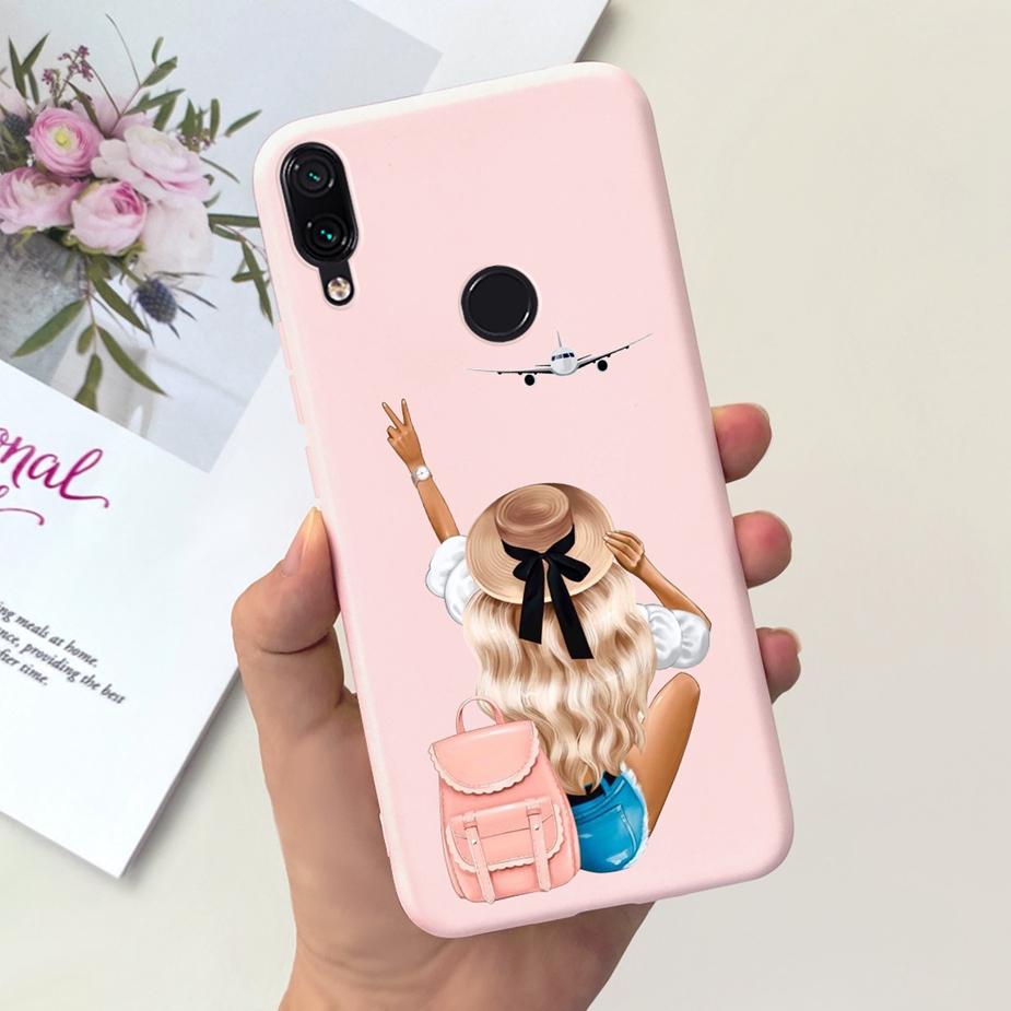 For Xiaomi Redmi Note 7 Case Note7 Pro Cute Cartoon Painted Phone Case For Xiaomi Redmi Note 7 Pro Redmi7 Back Cover Soft Bumper