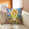 B-Bitcoin Наволочка Подушка Чехол для Подушки Обивка Диван Плед Декор Дома Наволочка