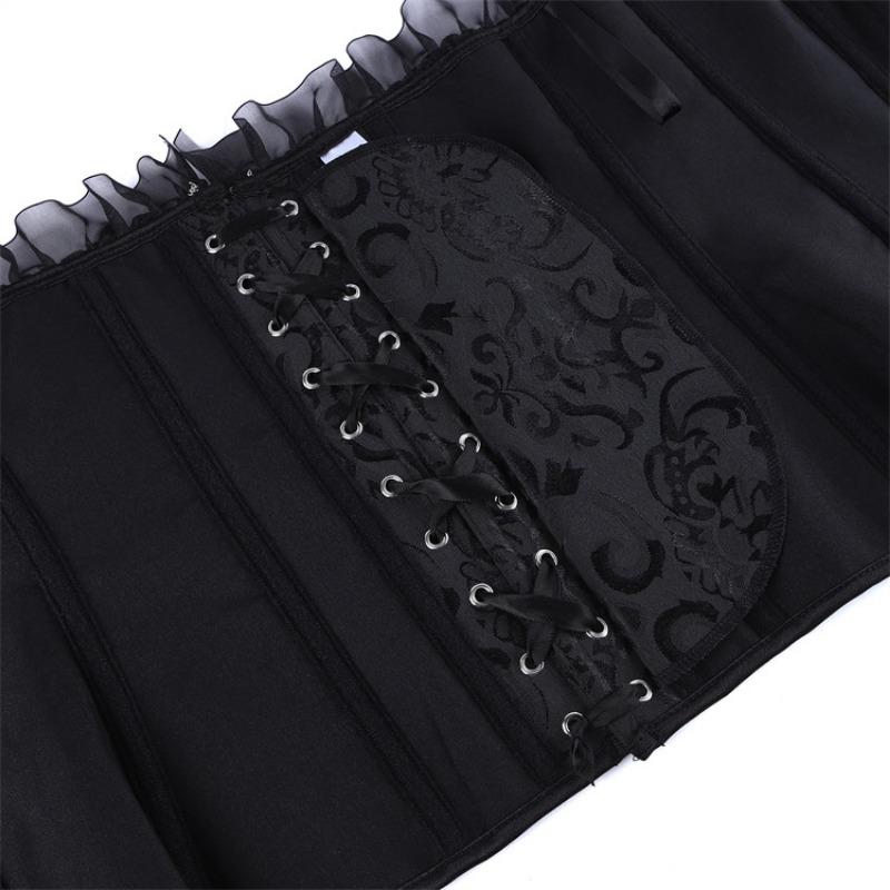 Women Elegant Jacquard Lace Trim Neck Scarf For Daily Outfit
