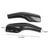 Interior Remodel Carbon Fiber Car Column Shift Knob Cover Decor Armor Steering Rod For Tesla Model 3 Y ABS