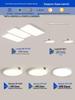 Modern Designer Piano Key Ceiling Light for Living Room - Full Spectrum Eye Protection