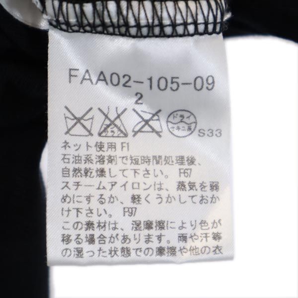 Burberry Sanyo Shokai Шелк Длинный рукав Крой 2 Черный Женский Б/у